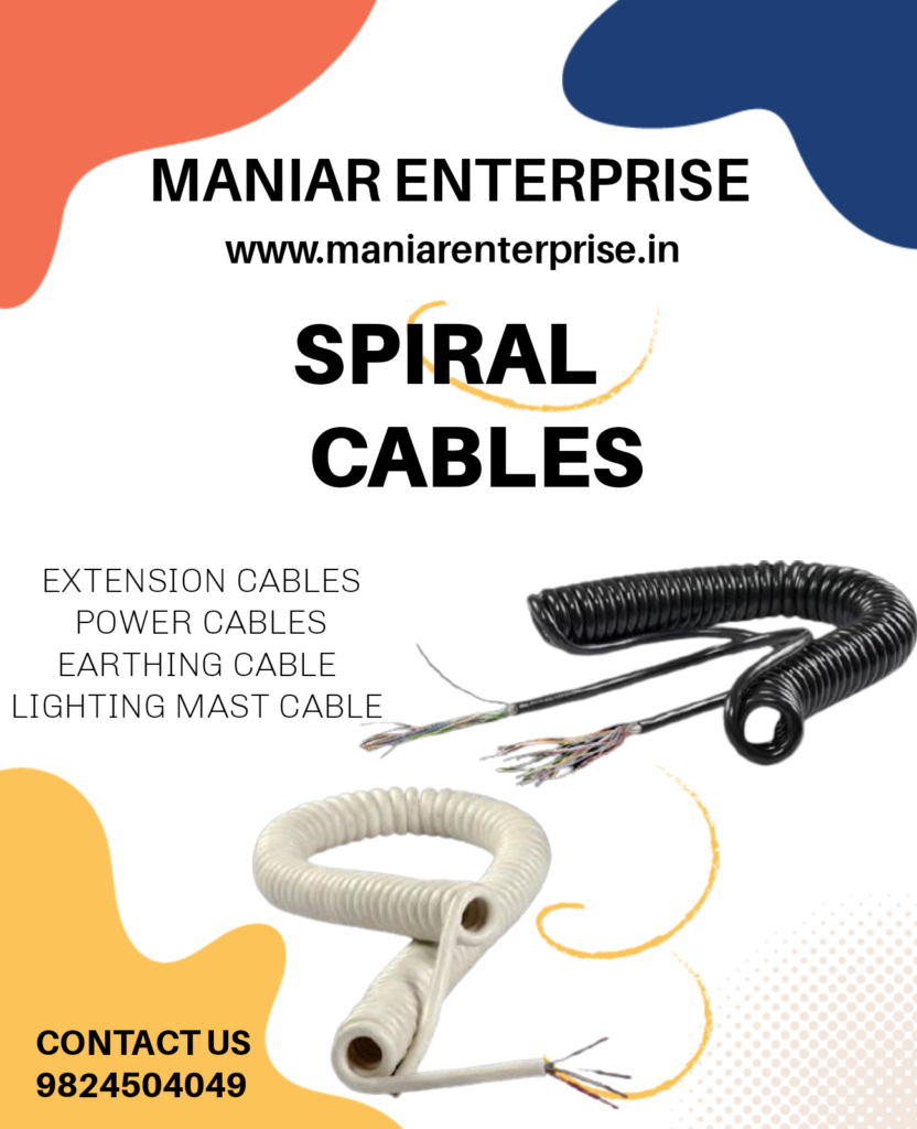 spiral cable
spiral earthing cable
extension cable
power cable